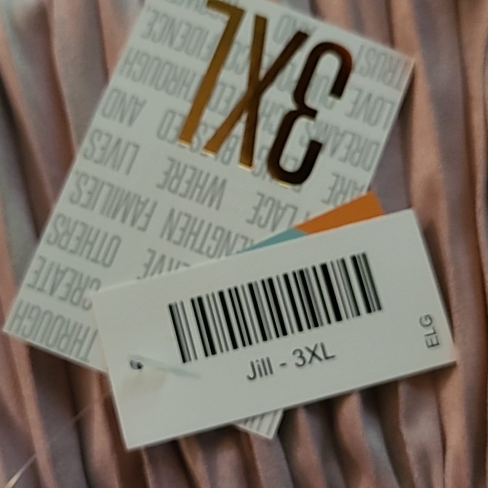 LLR LuLaRoe Pink Pleated Accordian Jill Skirt Plus Sz 3XL NWT - Picture 4 of 8